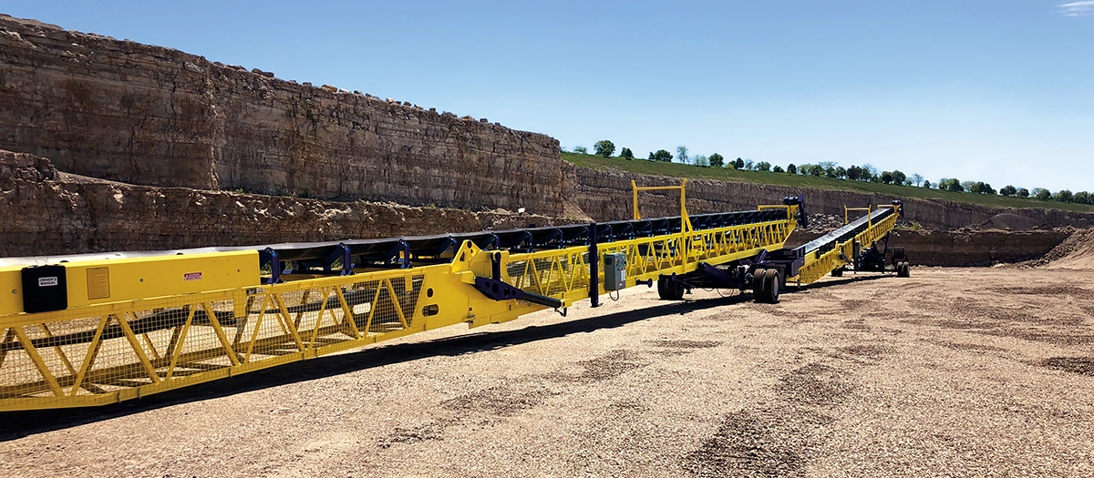 Photo of a transfer conveyor