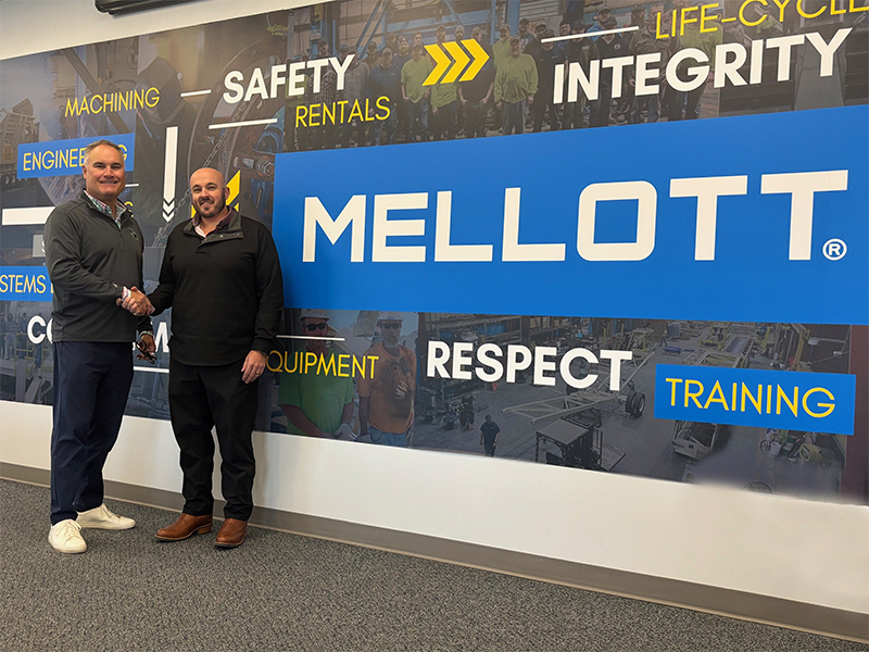 Nick Ecker (right) joins Rich Blake as an executive leader at Mellott. Photo: Mellott