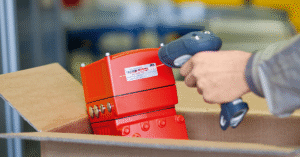 DriveTags from SEW-Eurodrive are available in multiple barcode formats. Photo: SEW-Eurodrive
