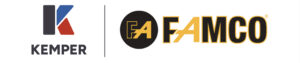 Logos of Kemper and Famco
