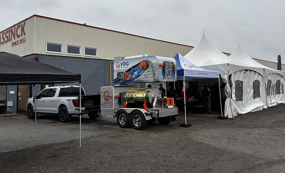 VDG was among the industry companies to exhibit at the Assinck open house. Photo: Assinck
