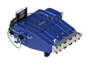 Designed to pair with engines up to 700 hp, the 5200Q offers maximum flow capabilities of 25.6 gpm at 40,000 psi. (Photo: Jetstream of Houston)