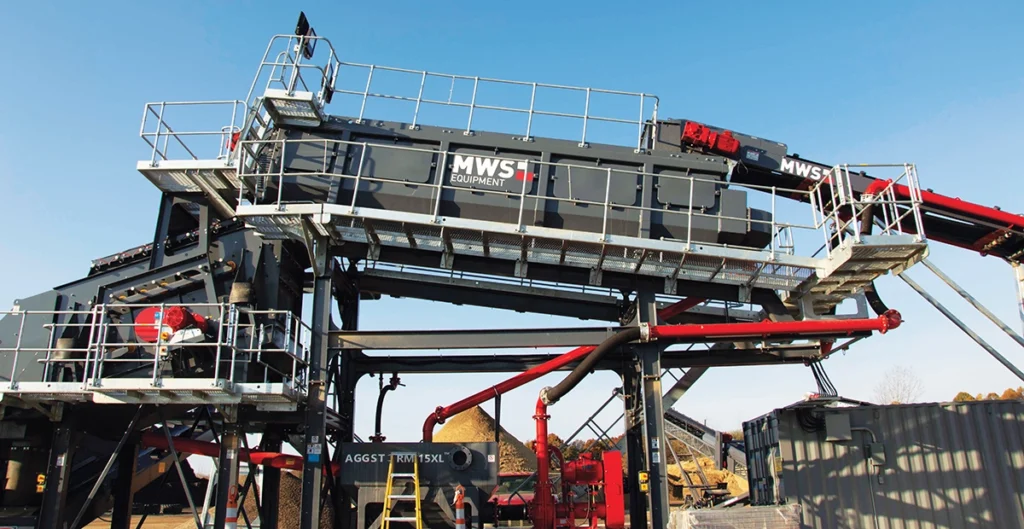 Photo of a log washer