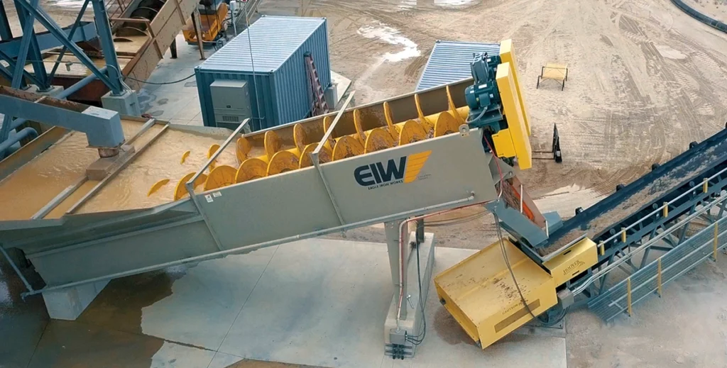 Photo of a fine material screw washer