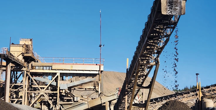 The nation’s crushed stone production was down 5.5 percent at midyear. (Photo: PQ Staff)