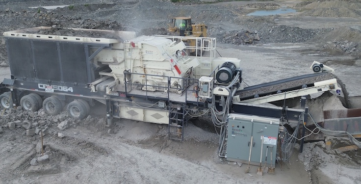Cedarapids' new CRH5064 HSI plant is suitable for a variety of applications including aggregates, recycling and demolition. (Photo: Cedarapids)