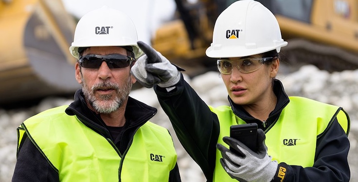 Caterpillar is highlighting its new Cat AI Assistant at CES 2026 in Las Vegas. (Photo: Caterpillar)