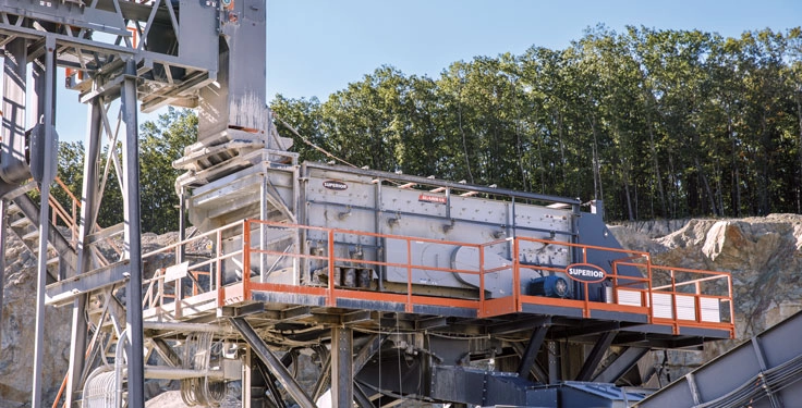 Superior Industries’ Ed Sauser makes the case that horizontal screens are best for precision stratification, fines recovery and overall efficiency. (Photo: Superior)