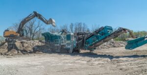 Powerscreen will have its Trakpactor 480SR portable impact crusher on display at the Terex booth at ConExpo-Con/Agg 2026. (Photo: Powerscreen)
