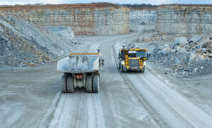 Heidelberg Materials reached the 2-million-tons-hauled mark at the Lake Bridgeport Quarry in less than eight months. (Photo: Heidelberg Materials)