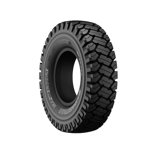 Bridgestone's new VMTD tire - designed for 100-ton haul trucks - provides increased tread depth compared to the Bridgestone VMTP tire, longer life and increased load capacity. (Photo: Bridgestone)