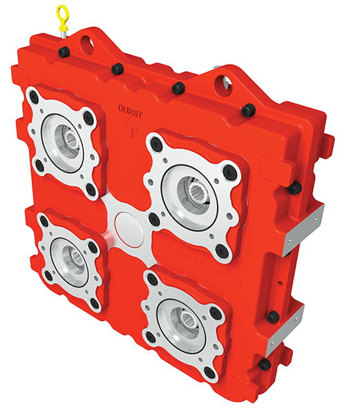 The Durst pump drive will be one ConExpo-Con/Agg highlight for Regal Rexnord. (Photo: Regal Rexnord)