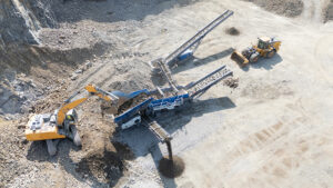 The Mobiscreen MSS 1102 PRO scalper features an optional dual-power drive. (Photo: Kleemann)