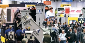 ConExpo-Con/Agg showgoers will find aggregate-specific solutions in several areas in and around the Las Vegas Convention Center – including Central Hall, the Platinum Lot and the Silver Lot. (Photo: ConExpo-Con/Agg)