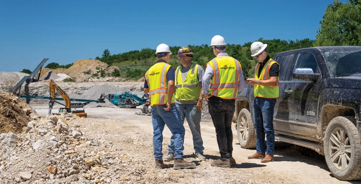 The right dealer partner, backed by reliable equipment and local parts and service, helps keep Canfield Materials on pace to meet its goals. (Photo: Molson Group)