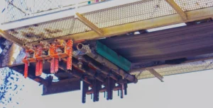 This configuration includes a primary cleaner, three secondary cleaners and a specialized tertiary cleaner. (Photo: Martin Engineering)