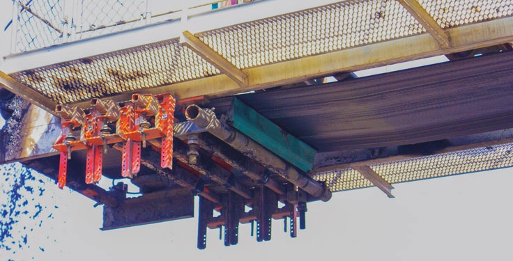 This configuration includes a primary cleaner, three secondary cleaners and a specialized tertiary cleaner. (Photo: Martin Engineering)