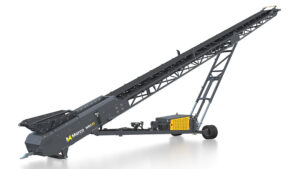 The WRC 80 radial conveyor from Marco will be present in the Silver Lot at ConExpo-Con/Agg 2026. (Photo: Marco)