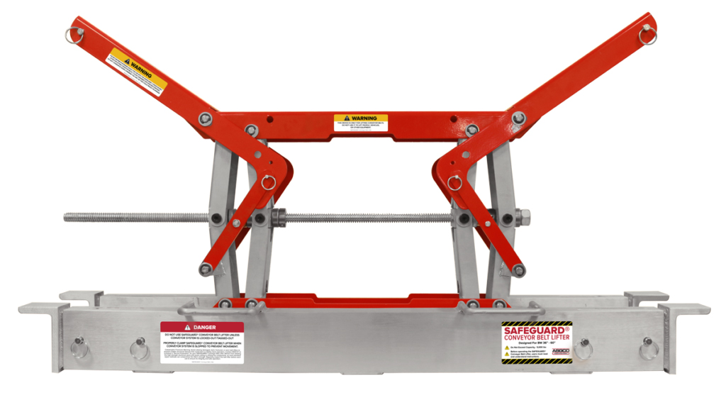 ASGCO says its new belt lifter is designed with the durability and precision engineering aggregate producers rely on. (Photo: ASGCO)