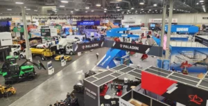 The view from above West Hall of the Las Vegas Convention Center one day ahead of ConExpo-Con/Agg. (Photo: P&Q Staff)