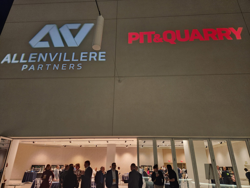 Pit & Quarry was proud to sponsor the NRMCA and NSSGA Chairmen's Reception on Sunday night at Fontainebleau Las Vegas. (Photo: P&Q Staff)