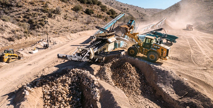 Dixon Rock & Materials’ John Dixon describes the M413 trommel as a “gamechanger” that “handles everything we throw at it.” (Photo: Molson Group)