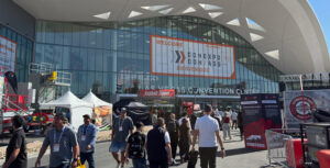 ConExpo-Con/Agg attendees funnel into the Las Vegas Convention Center on the second day of the show. (Photo: P&Q Staff)
