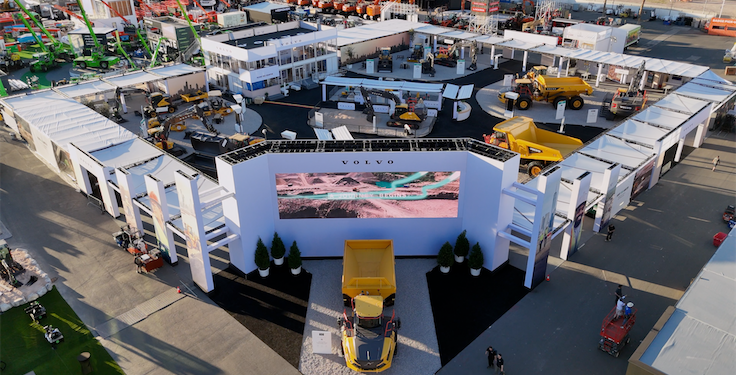 Volvo Construction Equipment had 14 new or first-look models on display at ConExpo-Con/Agg. (Photo: Volvo CE).