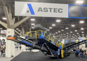 Astec Industries had one of the largest indoor booths at ConExpo-Con/Agg. (Photo: Astec Industries)