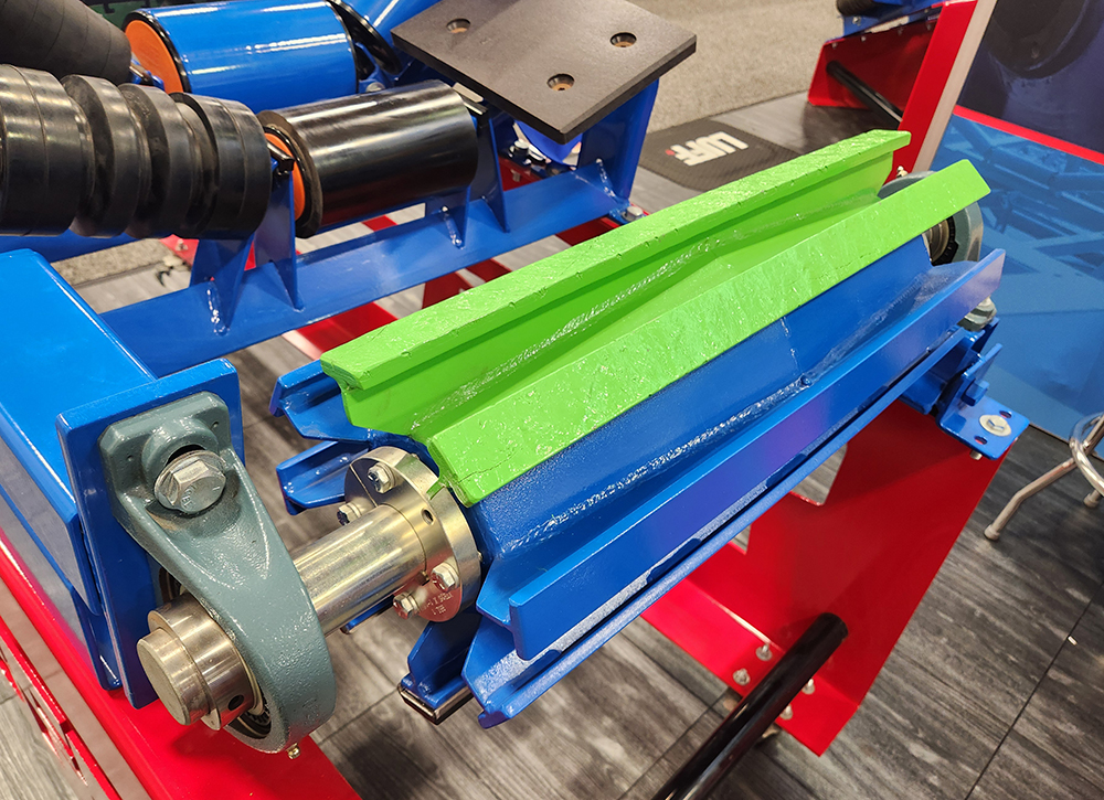Luff Industries says the Wear Wolf wing pulley is a solution for producers operating in high-wear applications that want to increase the life of their pulleys. (Photo: P&Q Staff)