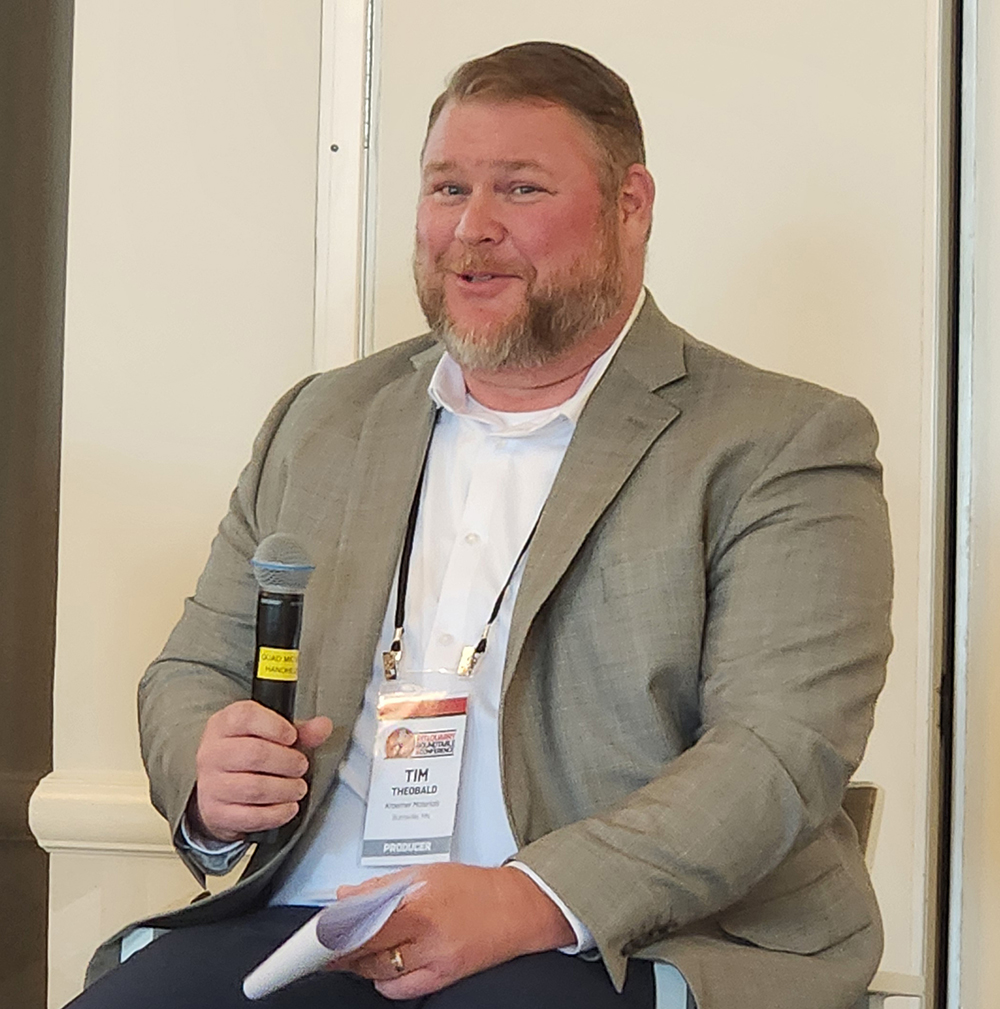 Says Kraemer Mining & Materials’ Tim Theobald: “AI-directed cameras could monitor primary crushers or operate rock breakers. That doesn’t necessarily eliminate a role – it shifts it.” (Photo: P&Q Staff)